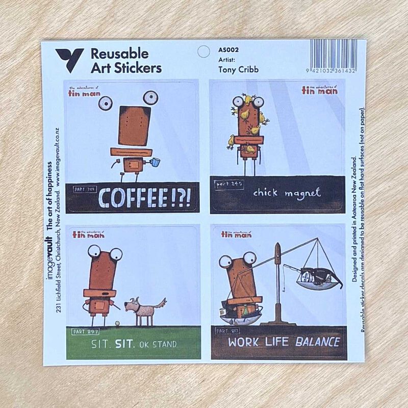 Tin Man 2 Art Stickers image number 1