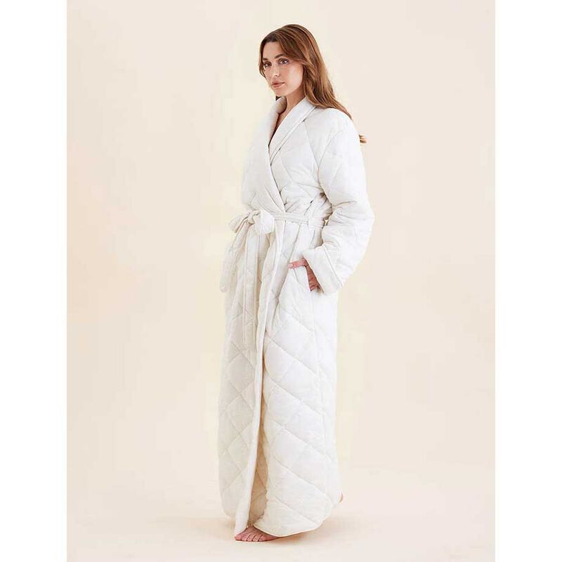 Papinelle Quilted Cotton Maxi Robe image number 3