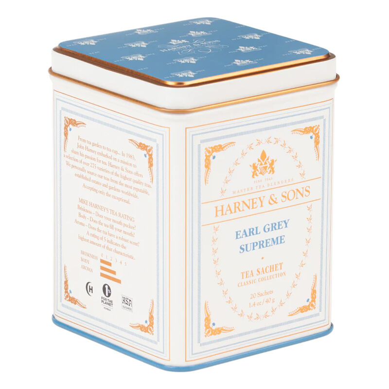 Harney & Sons Earl Grey Supreme Classic Tin 20 Sachets image number 0