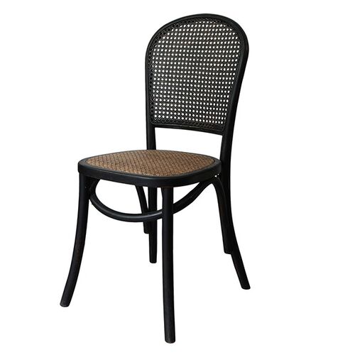 French Country Drew Black Chair