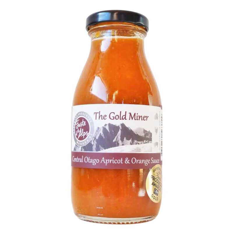 Taste of the Alps The Gold Miner Central Otago Apricot & Orange Sauce 290g image number 0