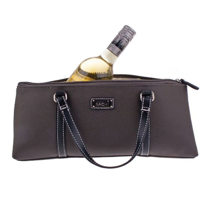 D.Line Insulated Wine Purse Charcoal image number 1