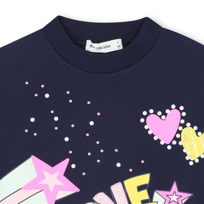 Billieblush Small Studs Sweatshirt 3Y-6Y image number 2