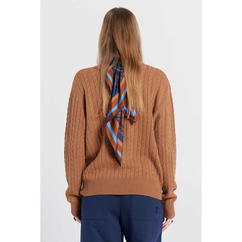 Karen Walker Classic Cable Knit Sweater image number 1