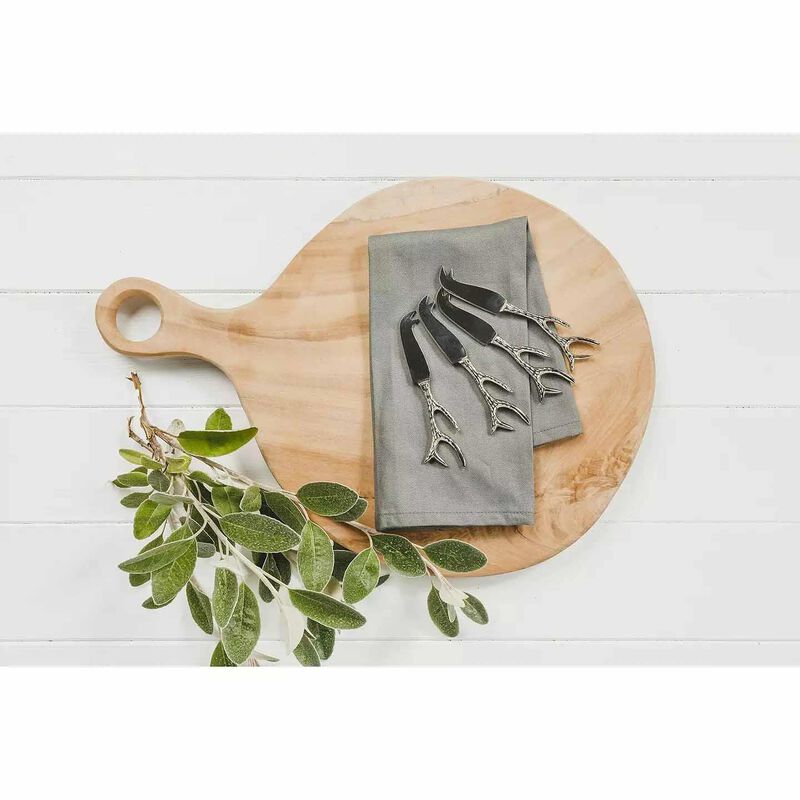 Selbrae House 4 Mini Cheese Knives - Antler image number 1
