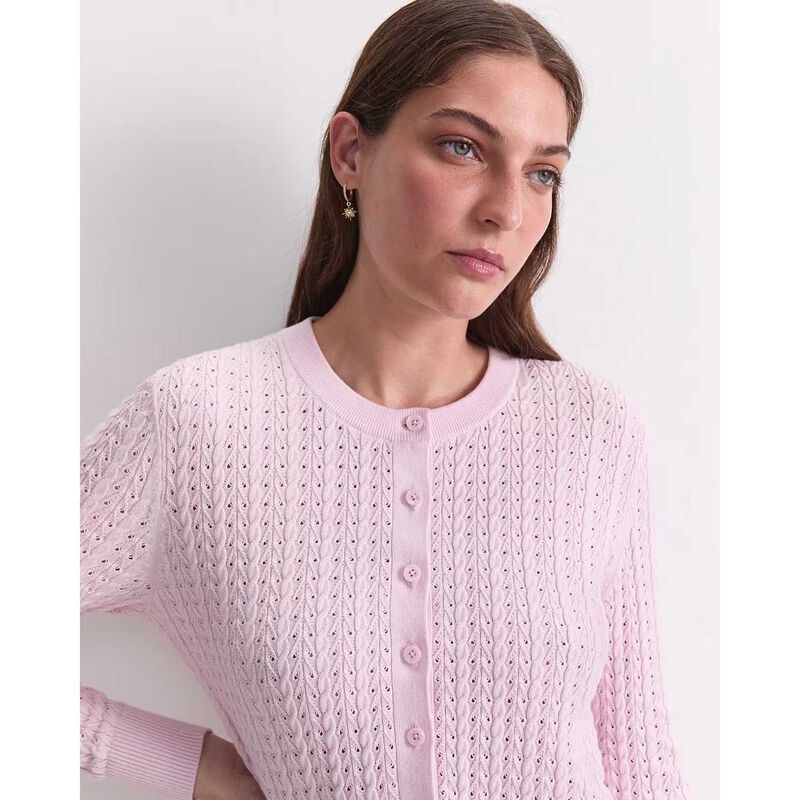 Sportscraft Elka Pointelle Cardigan image number 2