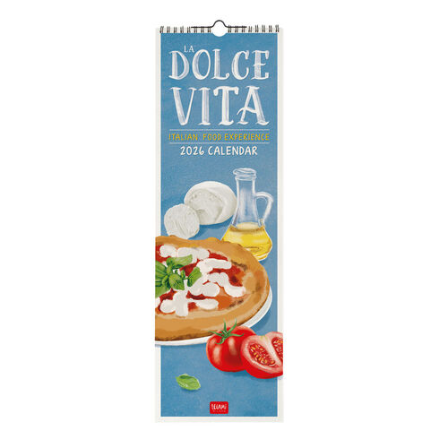 Legami La Dolce Vita 2026 Wall Calendar 16x49cm