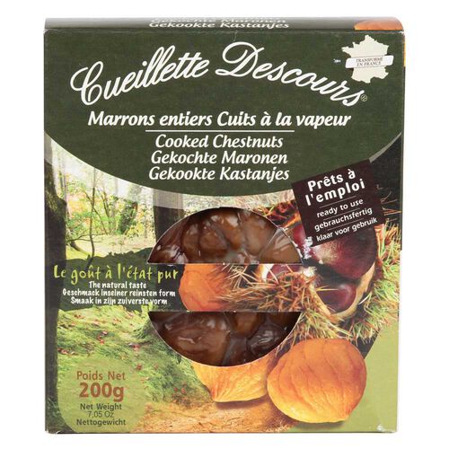 Cueillette Descours Vacuum Packed Chestnuts 200g