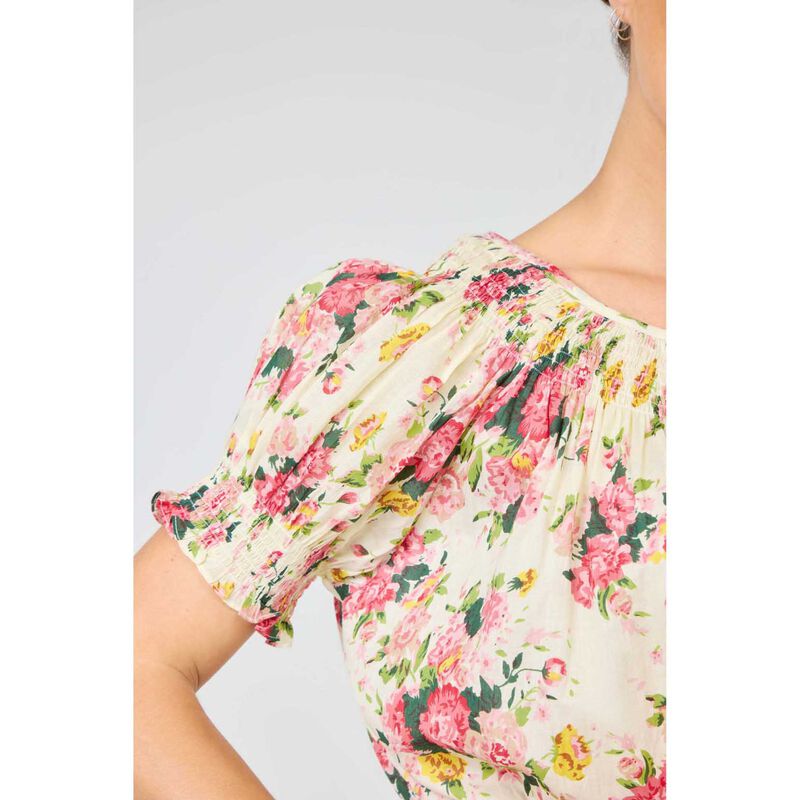 Arabella Shirred Sleeve Nightie image number 1