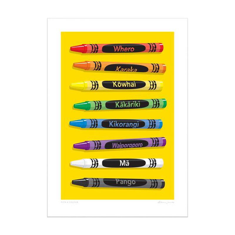 Glenn Jones Art A4 Print - Pick A Colour image number 0