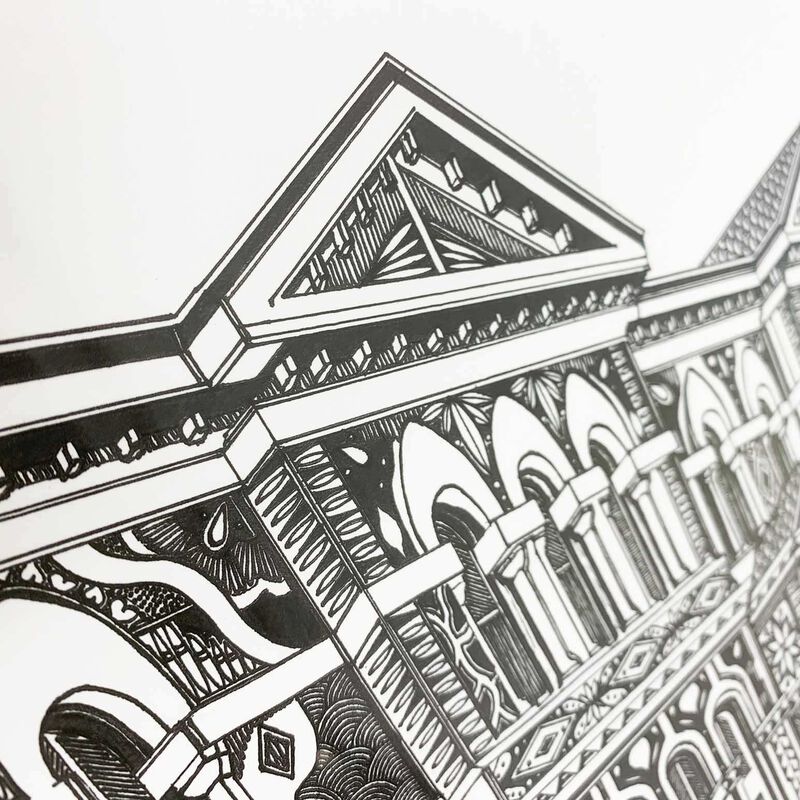 Nathan Kaye Limited Edition Unframed A2 Print Chief Post Office Building image number 1