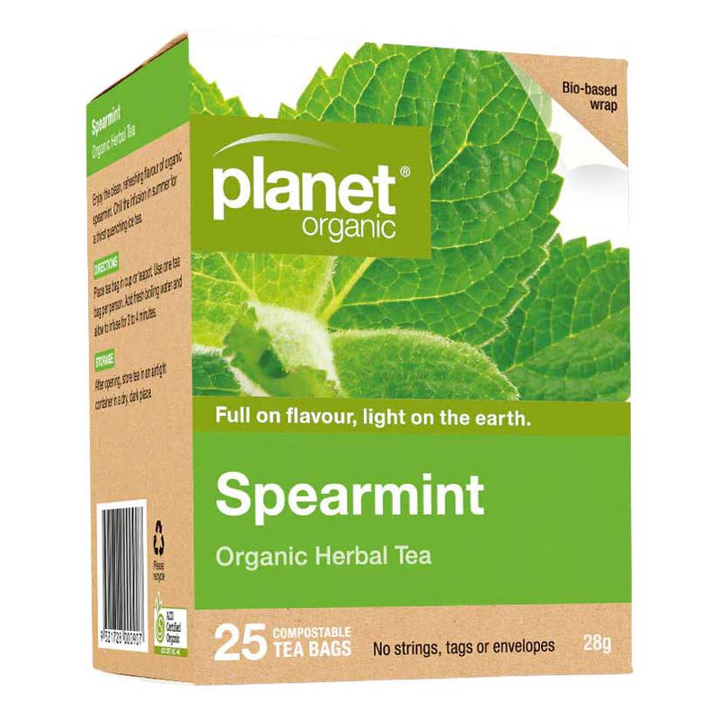 Planet Organic Spearmint 25 Teabags image number 0