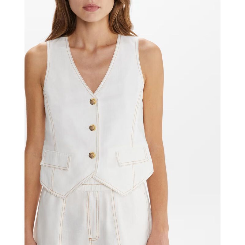 JAG Sabine Linen Vest image number 10