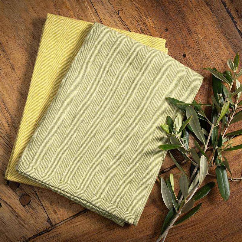 Baksana Herringbone Tea Towels Set Of 2 image number 1