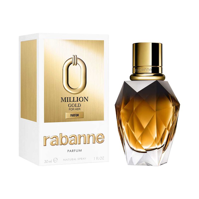 Rabanne Million Gold For Her Parfum EDP 30ml Refillable image number 1