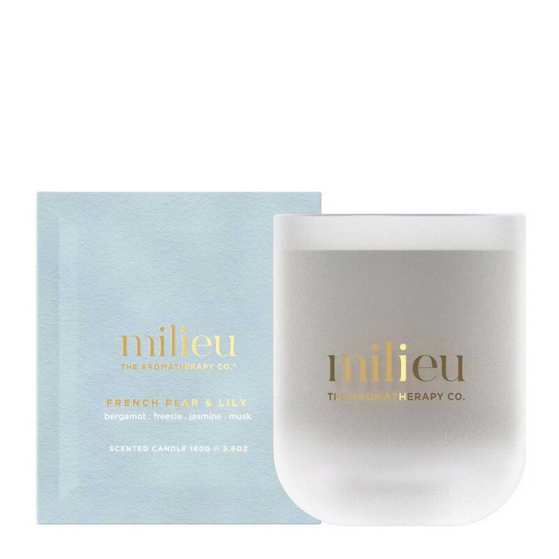 Milieu Candle 160g - French Pear & Lily image number 0