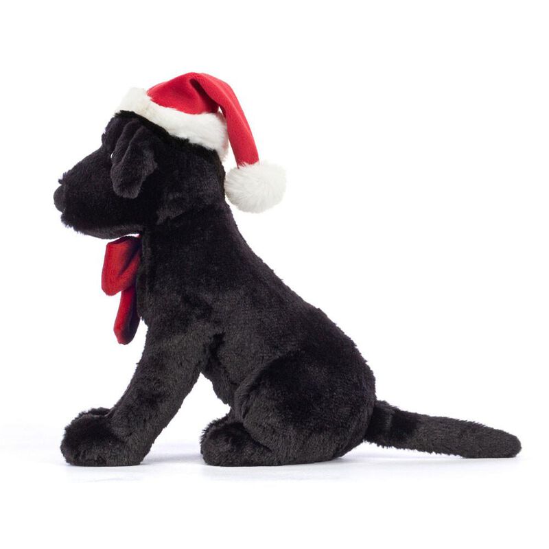 Jellycat Winter Warmer Pippa Black Labrador image number 1