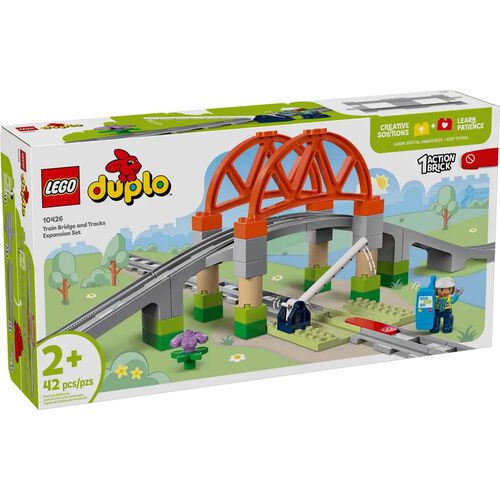 LEGO DUPLO Train Bridge and Tracks Expansion Set