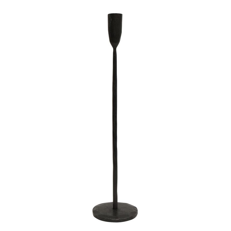 French Country Dax Black Candleholder Large image number 0