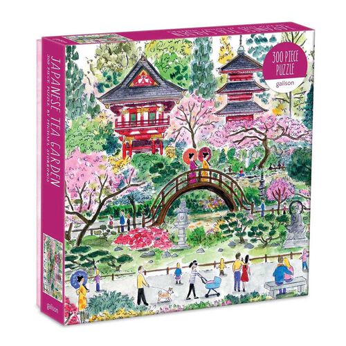 Galison Michael Storrings Japanese Tea Garden 300 Piece Puzzle