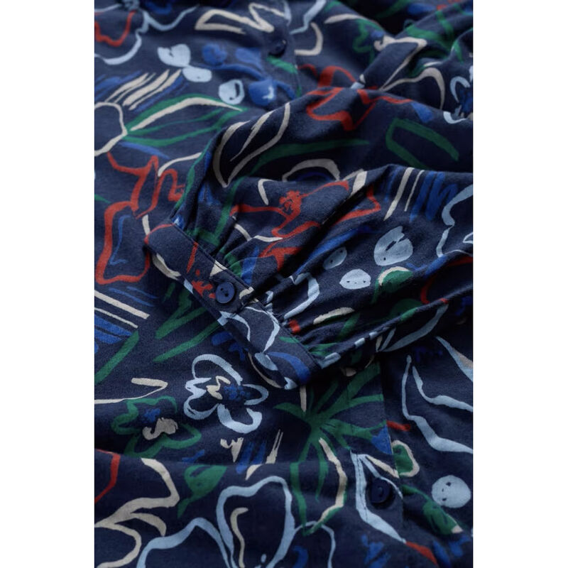 Seasalt Cornwall 3/4 Embrace Shirt Painters Garden Mix image number 2