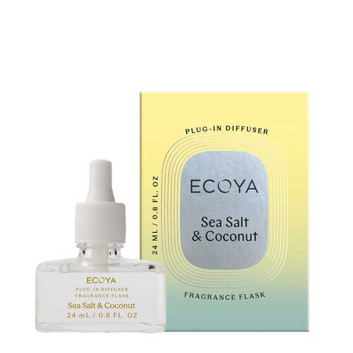 ECOYA Sea Salt & Coconut Plug-In Fragrance Flask 24ml