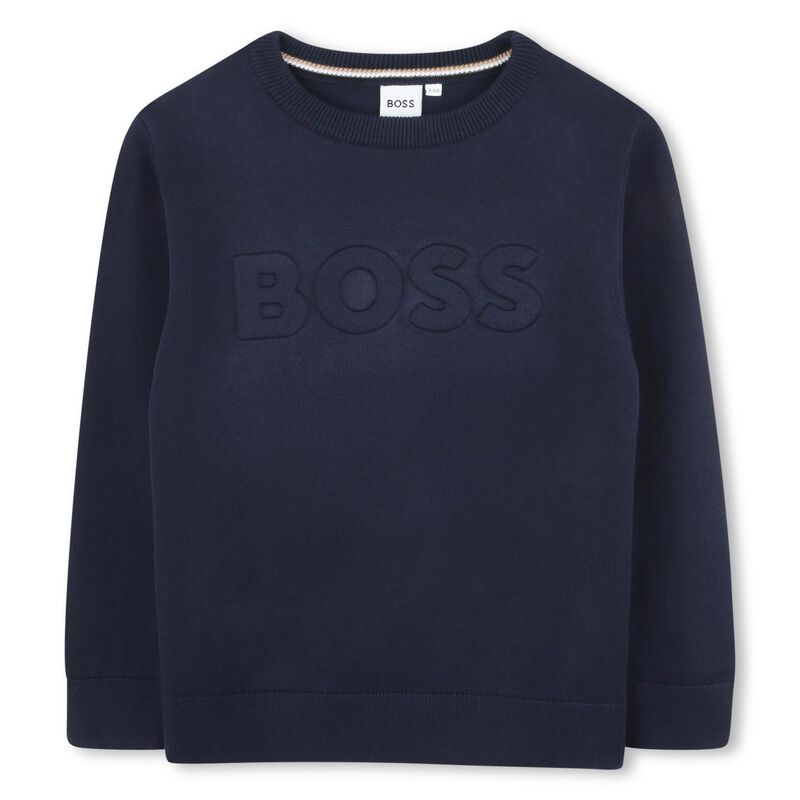 BOSS Knitted Jumper 6Y - 8Y image number 3