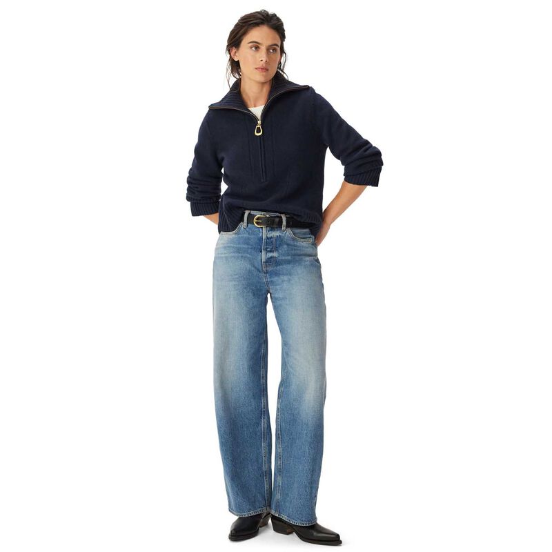 R.M. Williams Casuarina Lambswool Zip Knit image number 3