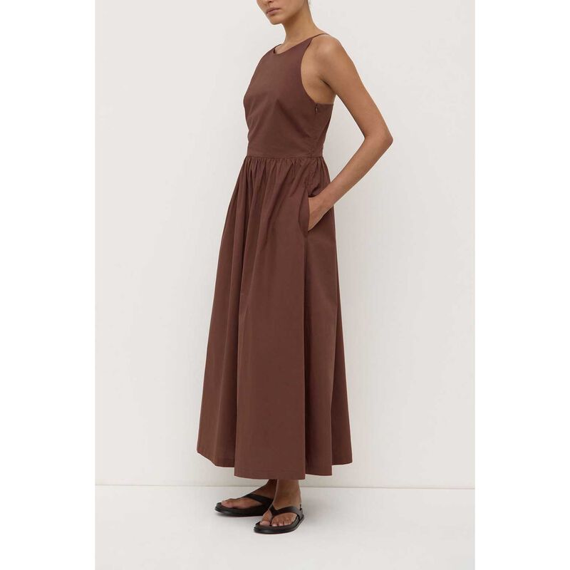 Assembly Label Posie Midi Dress Espresso image number 3