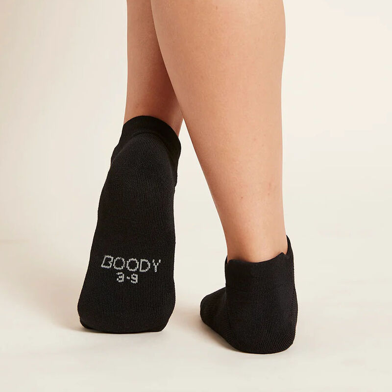 Boody Womens Sport Ankle Socks Black image number 1
