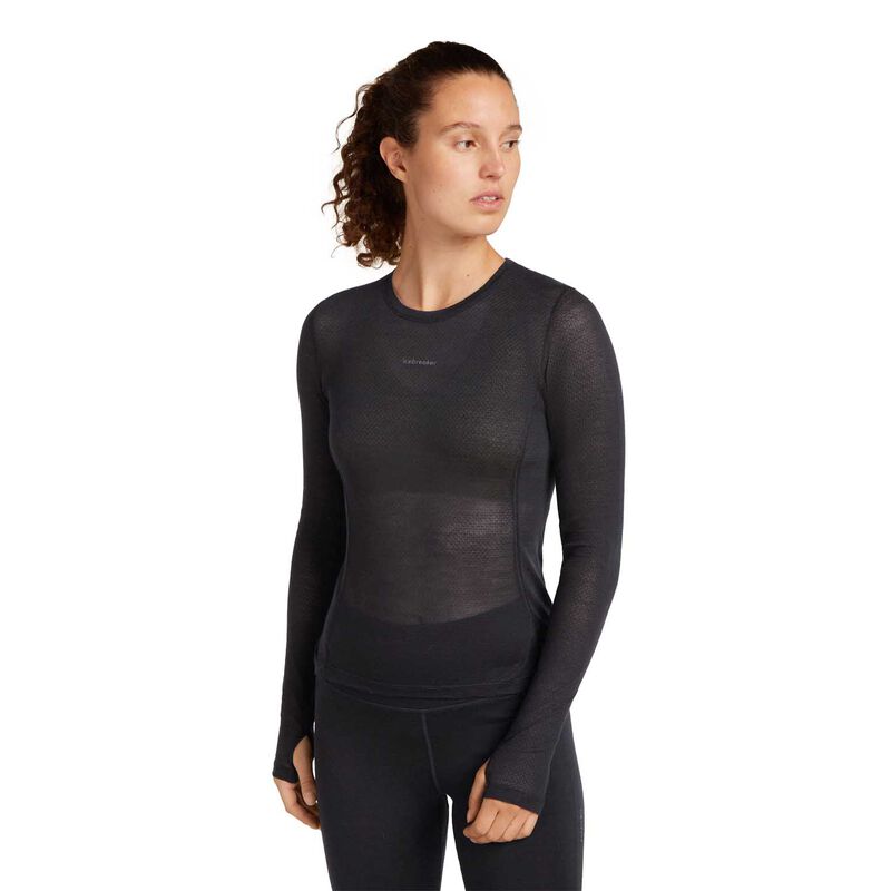 Icebreaker W Merino Blend 75 Cool-Lite Featherlight LS Crewe image number 0