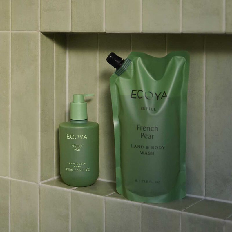 ECOYA Hand & Body Wash Refill French Pear 1L image number 1