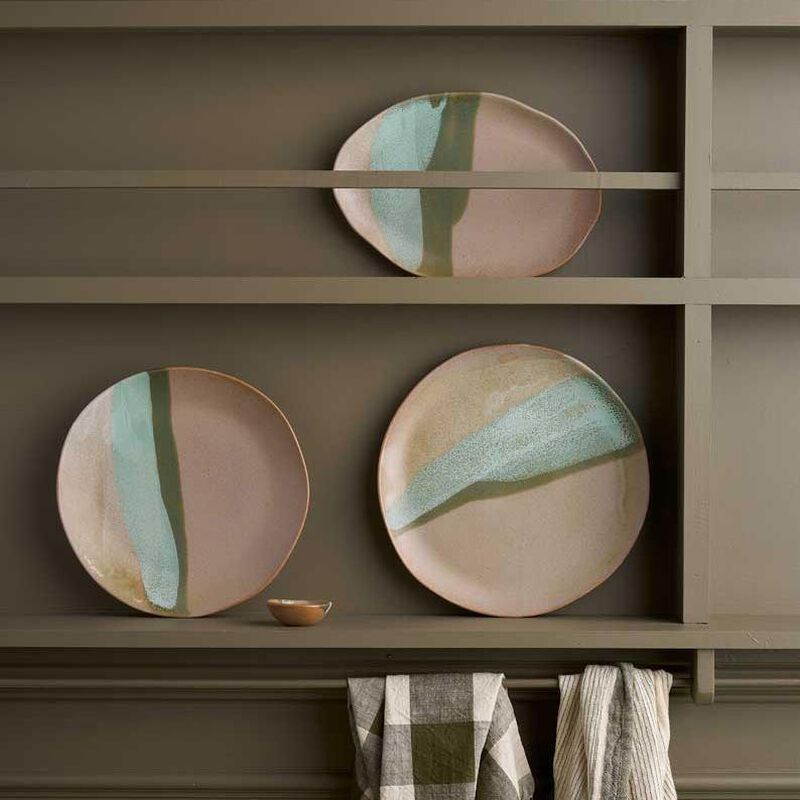 Robert Gordon Oval Platter 32cm x 23cm x 2.5cm (Green) - Tate Collection image number 3
