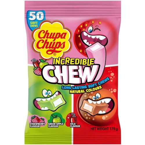 Chupa Chups Incredible Chew Assorted Bag 175g