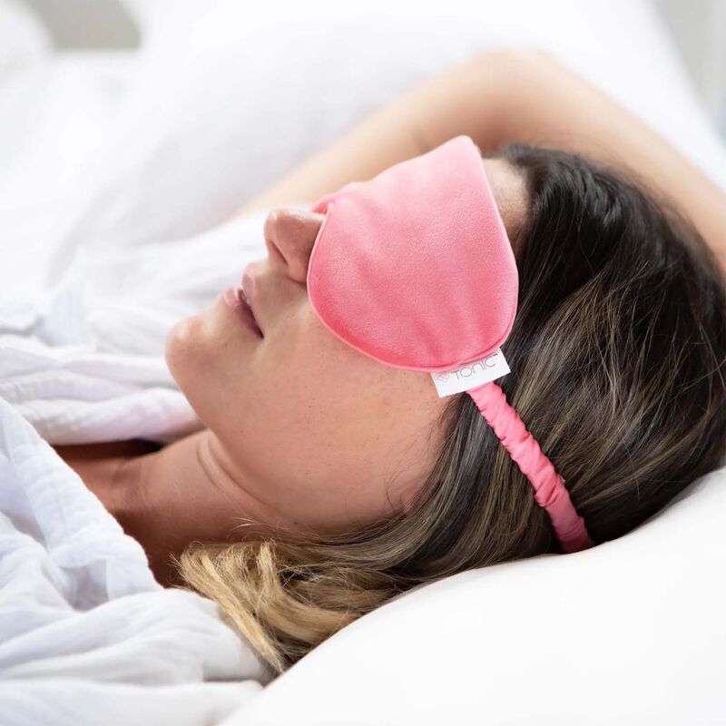 Tonic Luxe Velvet Eye Mask Coral image number 3