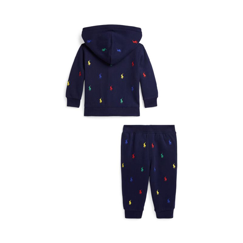 Polo Ralph Lauren Refined Navy Pant Set 3M-24M image number 1