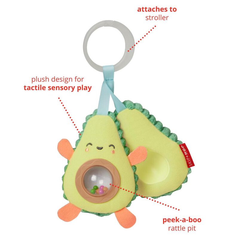 Skip Hop Farmstand Avocado Stroller Toy image number 1