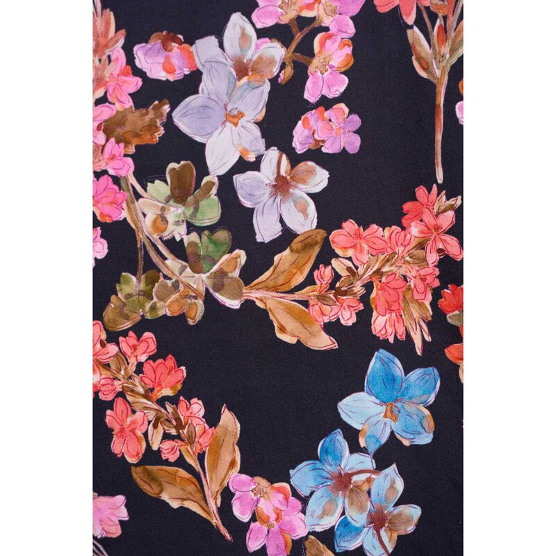 Vassalli Printed Slim Leg 7/8 Length Lightweight Pull On Pant image number 22