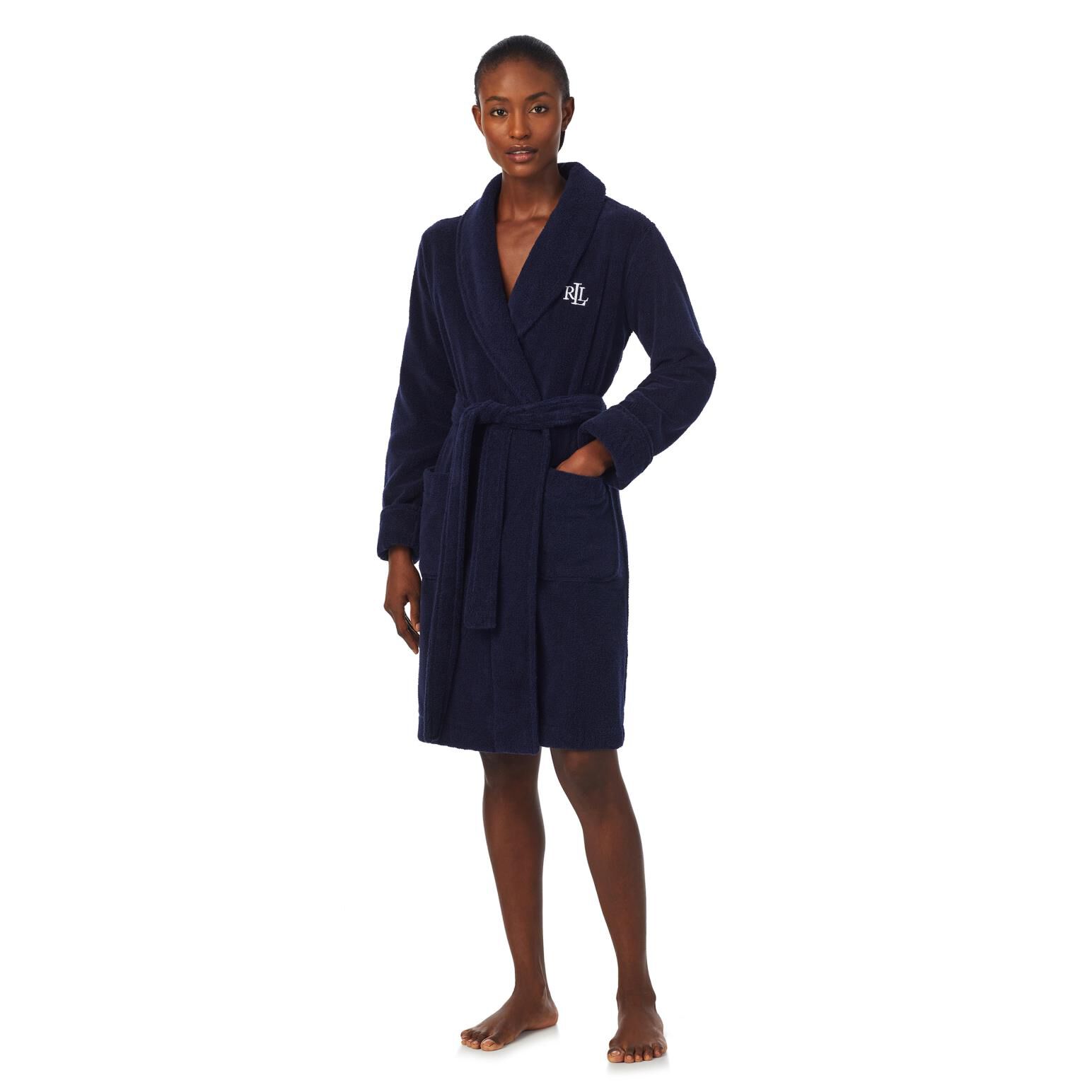 Lauren Ralph Lauren Organic Cotton Terry Shawl Collar Robe Ballantynes Department Store
