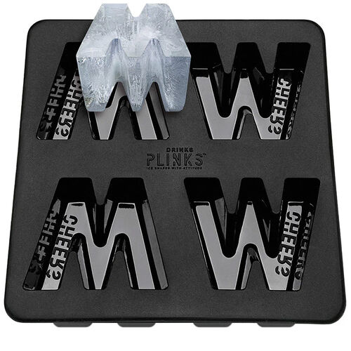 Drinks Plinks Ice Cube Tray - Letter M