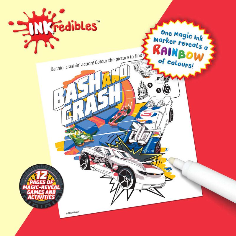 Hinkler Inkredibles Magic Ink Hot Wheels image number 1