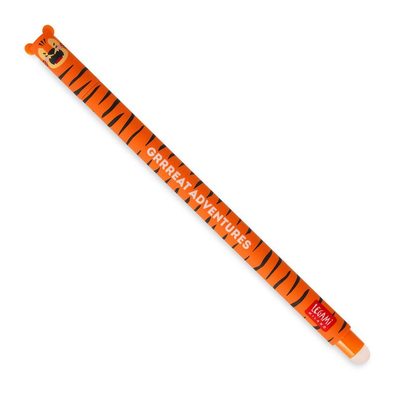 Legami Tiger Erasable Pen - Orange Ink image number 0