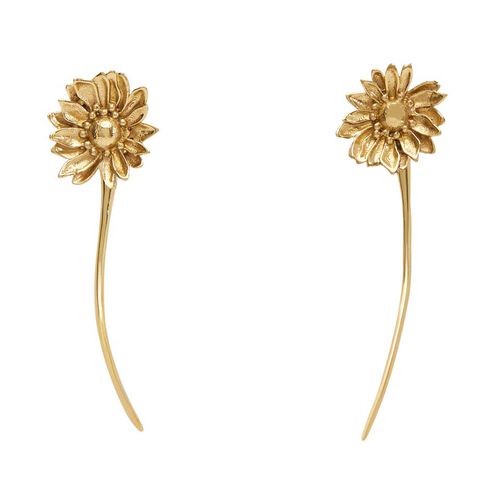 ALÉMAIS Team Spirit Daisy Stem Earrings