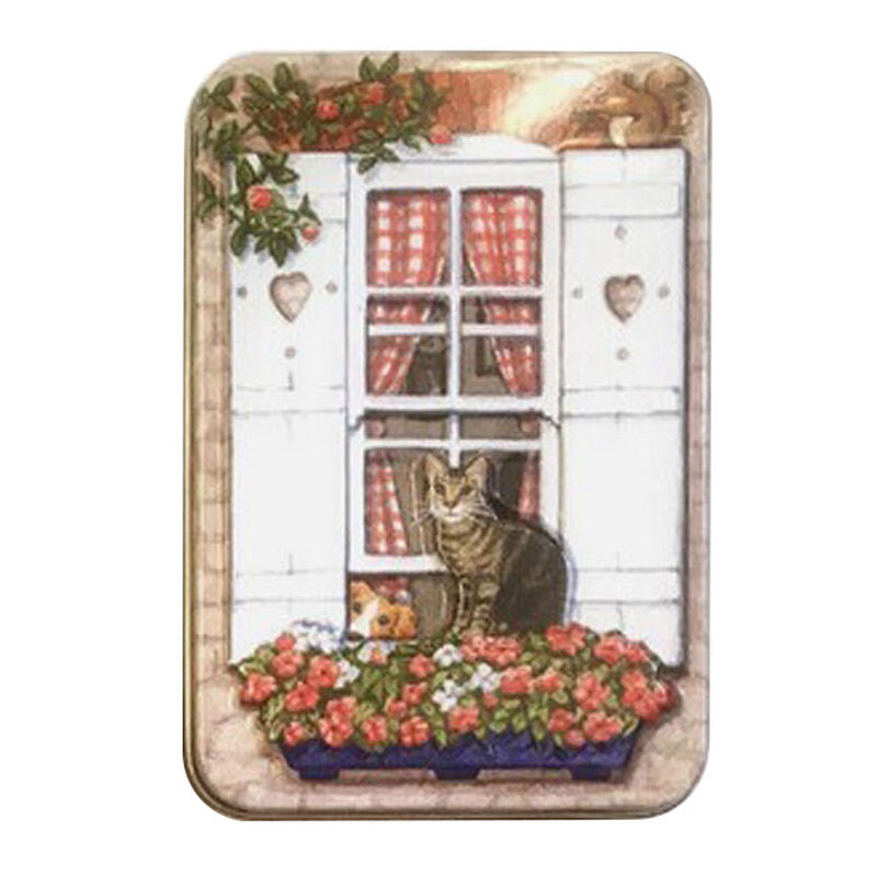 Dana Kubich Small Rectangle Cat On Window Sill Tin image number 9