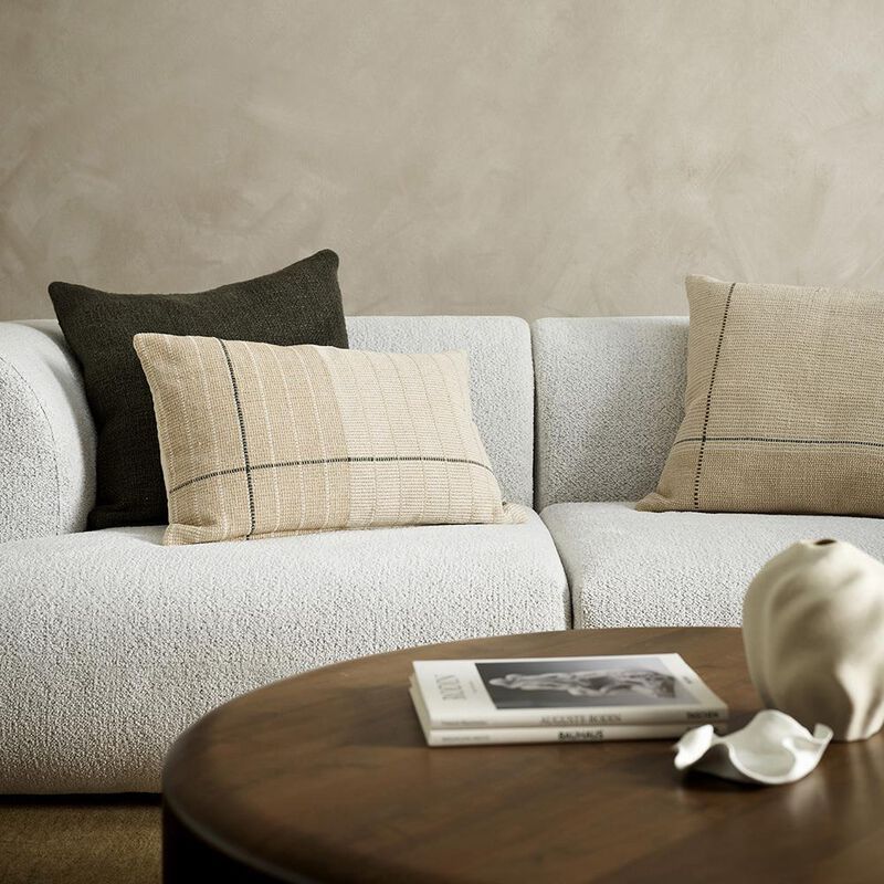 Baya Takumi Cushion With Feather Inner - Camel 40X60cm image number 1