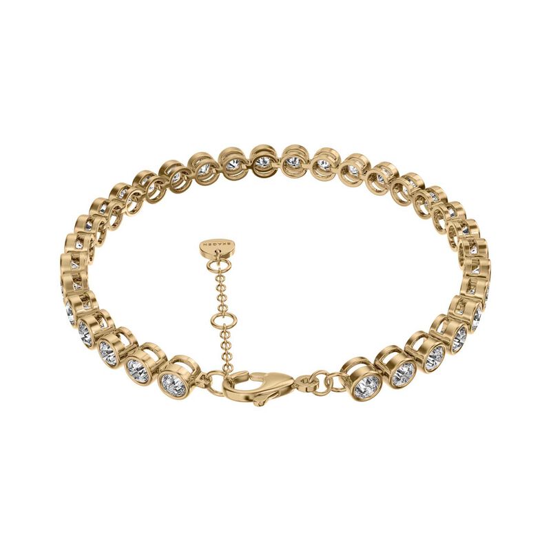 Skagen Moderne Glitz Gold-Tone Brass Chain Bracelet image number 1