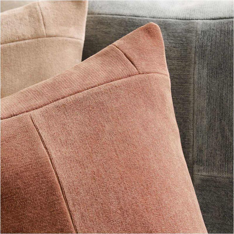 West Elm Patchwork Chenille Cushion Cover 50cm image number 1