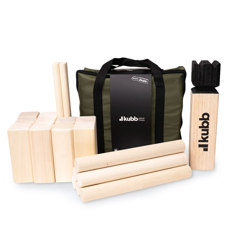 Planet Finska Kubb Original in Moss Green Travel Bag with Black Crown image number 0