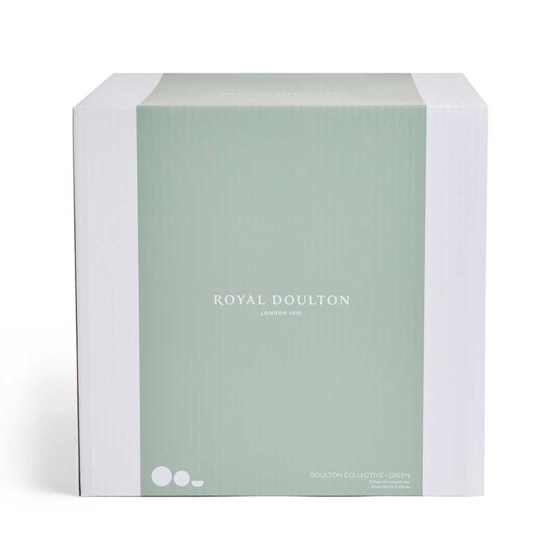 Royal Doulton Doulton Collective Dinnerware Set Green 12PCS image number 1