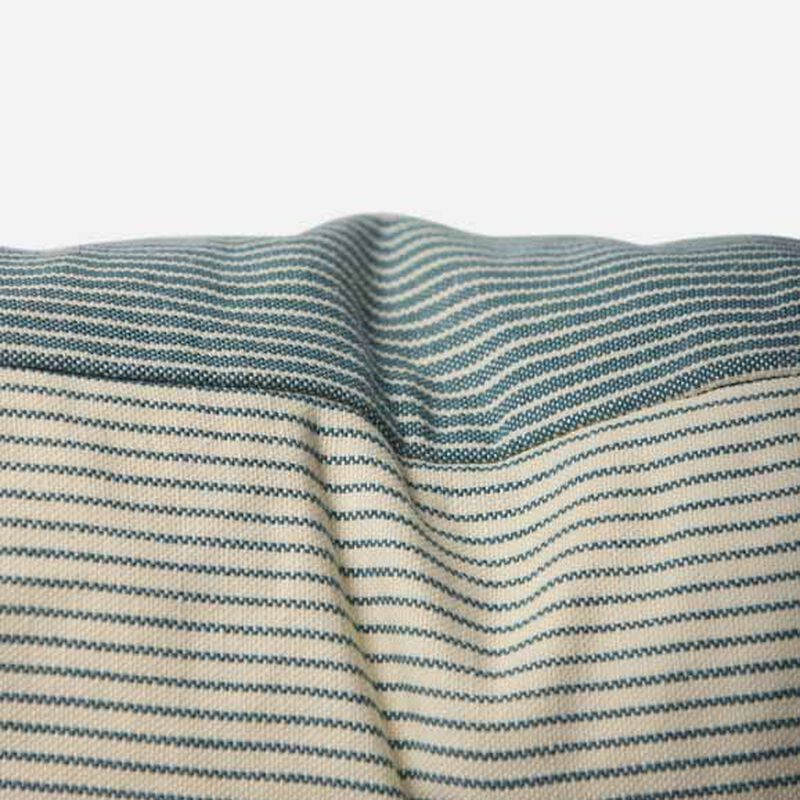 Città Reversible Pinstripe Cushion Cover 50x40cm - Cod/Coconut image number 2